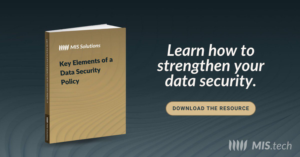 Key Elements of a Data Security Policy