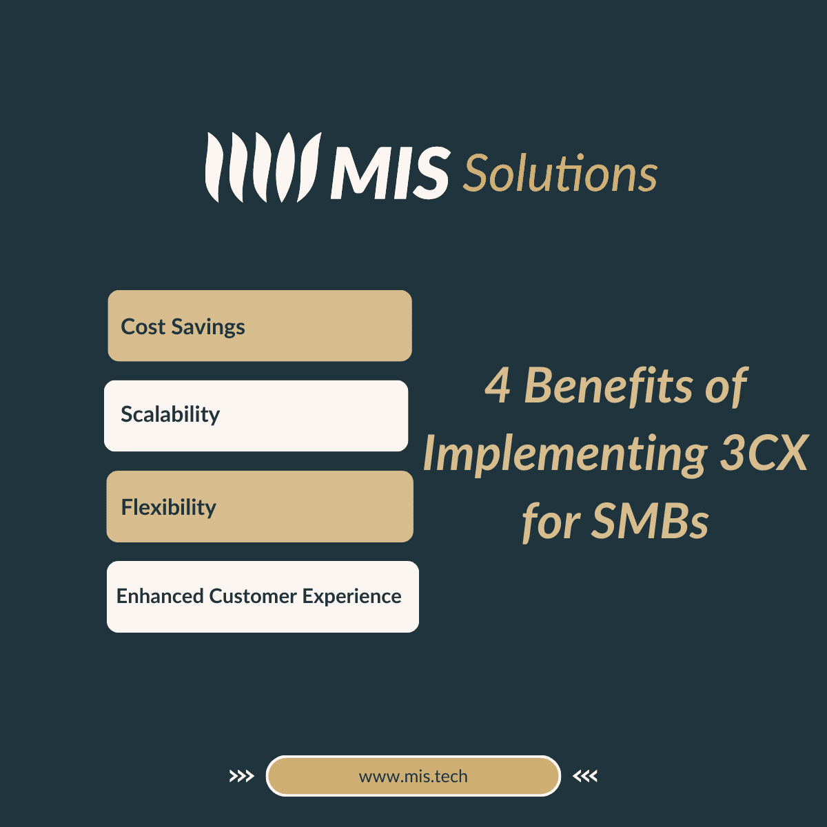 4 benefits of 3CX for SMBs